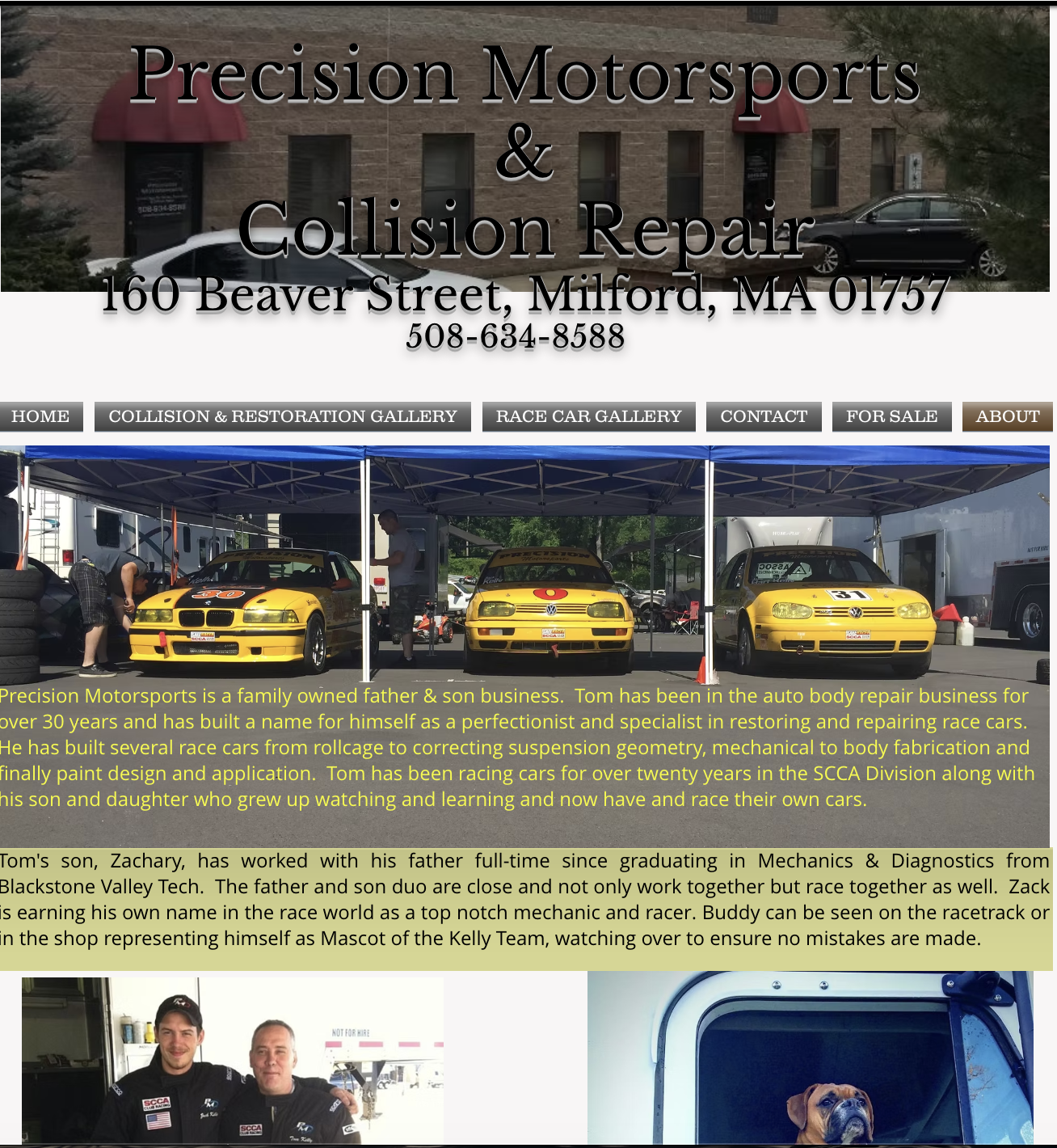 Precision Motorsports old Wix site — Home