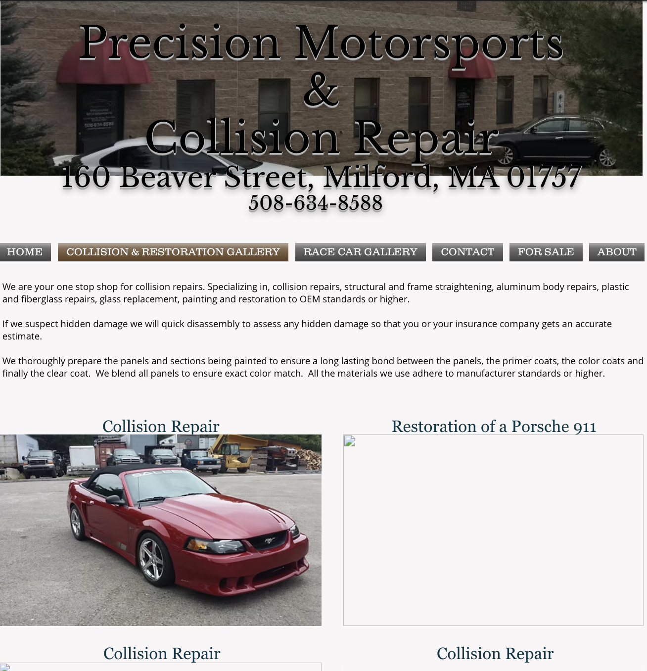 Precision Motorsports old Wix site — Gallery